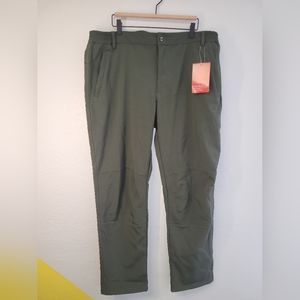 Camel Crown Mens Army Green Fleece Waterproof Hiking Outdoor Pants Size XXL**NWT